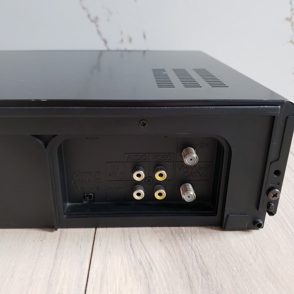 Sharp VCR Video Cassette Recorder VC A544U Black Vintage Home Media Player VHS - Picture 5 of 16